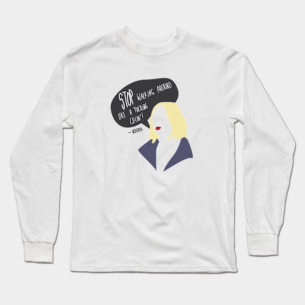 SKAM Noora "Stop walking around like a . cliché" Long Sleeve T-Shirt by nanaminhae